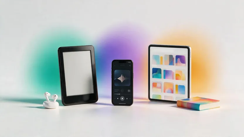 Czytnik e-ink, telefon z odtwarzaczem audio i tablet z biblioteką — porównanie usług