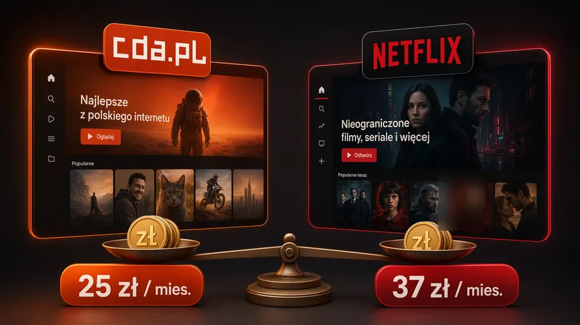 CDA Premium czy Netflix? Porównanie cen i ofert 2026