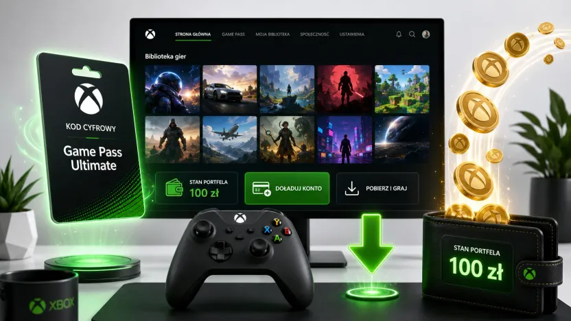 Jak doładować Xbox i zrealizować kod Game Pass? 2026
