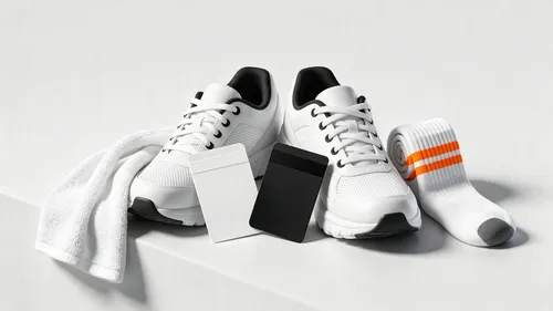 Dwie karty podarunkowe oparte o sportowe buty — prezent dla aktywnych