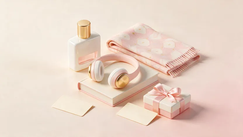 Perfumy, książka ze słuchawkami i karty podarunkowe — pomysły na prezent