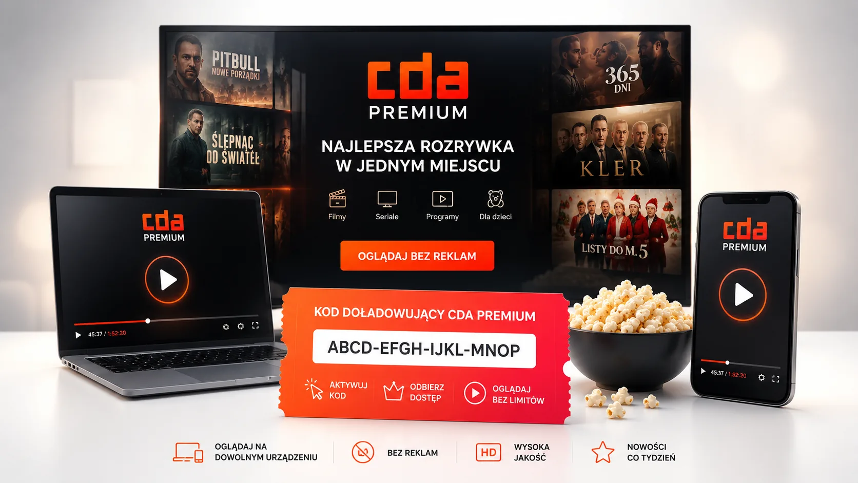 CDA Premium — jak aktywować kod i gdzie oglądać? 2026